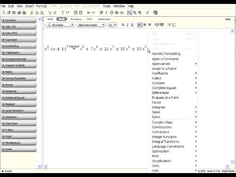 Maple Training: Working with Polynomials