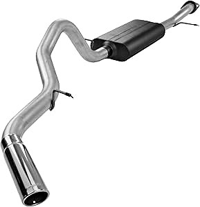 Flowmaster 817344 Force II Cat-Back Exhaust Kit 3 Inch Stainless Steel 3.5 Inch Polished 304 Stainless Steel Tip Compatible with 2000-2006 Chevy Tahoe GMC Yukon 4.8L 5.3L