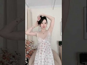 Stunning Asian Model Try On Haul 4K | Silky Satin Sleepwear & Lingerie (No Talking)