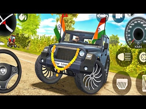 Modified Mahindra 😱🤯😈💀 Thar Car Games: Indian Cars (Gadi Wala Game) - Car Game Android Gameplay 2026