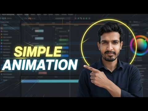 How to Create Simple Animation in DaVinci Resolve | Beginner Step-by-Step Tutorial