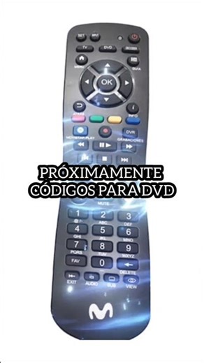PRÓXIMAMENTE CODIGOS PARA DVD. Como configurar control remoto universal.