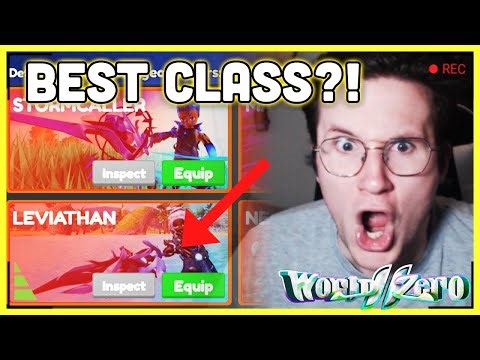 TOP 5 BEST MASTERY CLASSES in World Zero (Roblox) (My Honest Favorites)