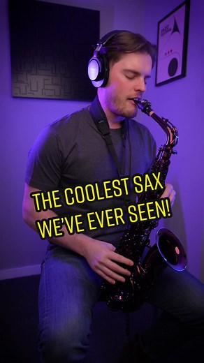 One of the coolest saxophones we’ve ever seen 😎🎷 #sax #saxophone #saxophoneplaying #saxophonesongs #saxophoneguy #saxophonecovers #saxophone🎷