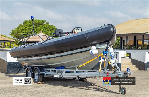 Ghana Navy receives patrol boat from UK government