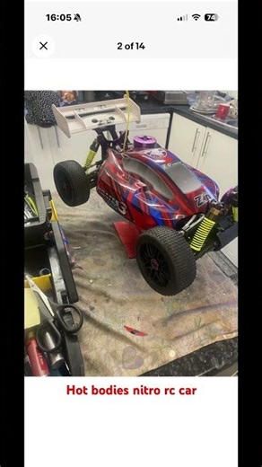 Hot bodies nitro rc car