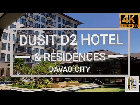 Dusit Thani Davao (Dusit D2) Hotel Walking Tour [4kp 60fps] Davao City June 2021