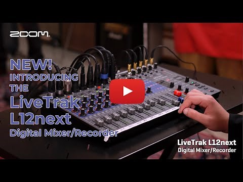 Zoom LiveTrak L12next Overview