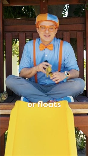 Blippi Plays Sink or Float.. with DINOS! 🦖💦 #blippi #dinosaurs