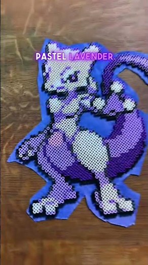 Become a Pixel Art Master with This Must-See Mewtwo Perler Bead Tutorial Part 1!