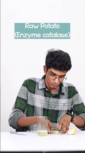 Potato vs Hydrogen peroxide || IE Experiment || Infinite Engineers