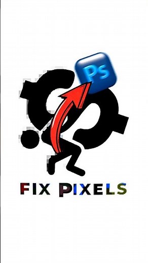 Easy Fix Pixels Clear in Photoshop |Restore Low Quality Logo HD #photoshop