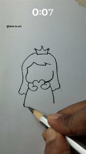 how to draw a beautiful doll #art #drawing #sketch #draw