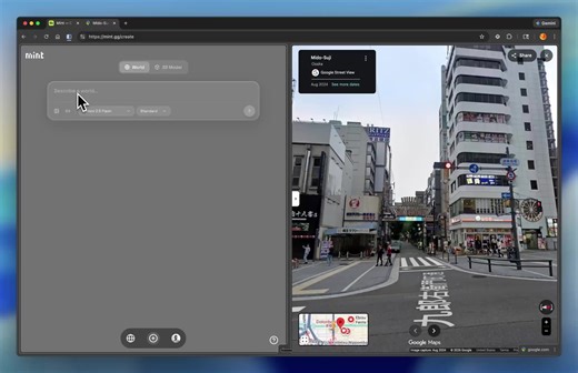Turn any google street view into a 3d gaussian splat 🤯 Just paste a link from google maps and it generates a fully immersive 3d scene. Tool -/mint.gg | Md Ismail Sojal