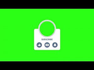 Free 4K YouTube Subscribe Animation (Green Screen) – No Copyright | The Overlay Hub | #greenscreen