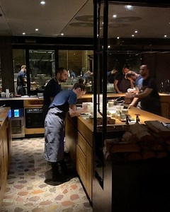 Before every season we do menu tastings with the entire staff. Tonight, the front of house team – all waiters and the sommeliers – get to taste the new seafood menu so they get to know each serving the guests will enjoy when we re-open on January 8th. We look forward to the start of the new season! | Noma