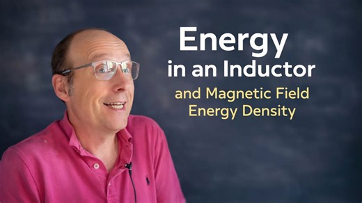 Energy in an inductor and magnetic field energy density