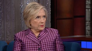 424K views · 8.5K reactions | TONIGHT: Before getting into the 2016 election, Hillary Clinton reviews 'What Happened' in Donald J. Trump's United Nations speech today... | The Late Show with Stephen Colbert | Facebook