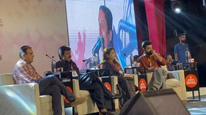 Aakash Ansari’s Poetic World Reimagined,Thoughtful Conversation Saif Samejo & Syed Sardar Ali Shah ✨ Sindh Literature Festival 2025 #SLF #AkashAnsari #fyp | Aniqa Jamali