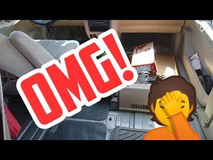 Don't make this mistake! Removing Floor Carpet from 1999 Toyota Sienna Minivan Camper
