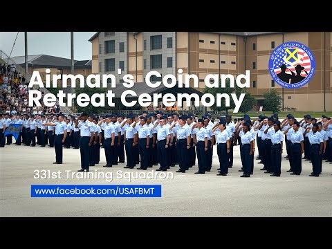 331st Training Squadron Airman's Coin and Retreat Ceremony -- June 14, 2023