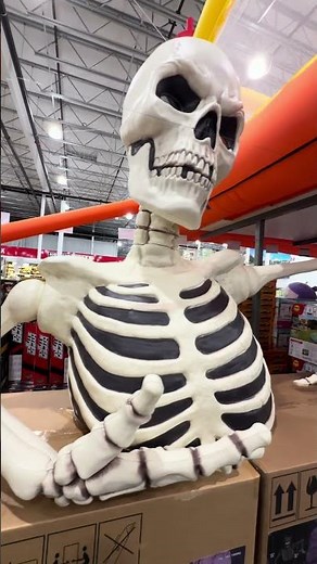 Costco deals and must have #Halloween #GiantSkeleton #HalloweenDecor #SpookySeason