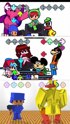 FNF Showdown: Pocoyo Taco vs. Groofy - Epic Friday Night Funkin' Battle! #fnf #shortsviral #pocoy...