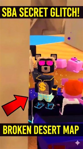 SBA CAR Glitch : The Deserts Secret ! 🏜️🏎️#superbearadventure #shorts