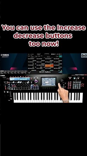 Short Yamaha Montage M | The new way to navigate into your Live Set slots !