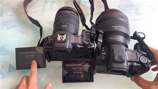 2025年7月17日Canon EOS R5 & R5m2固件更新实录