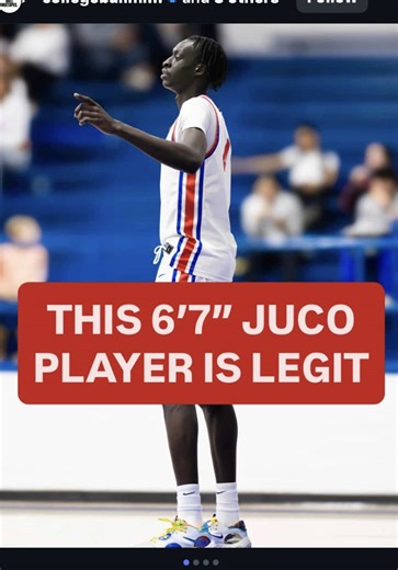 6’7 defends, rangy, high motor, athletic and posses strong physical traits that’ll led him being D1 #1sportsdoctor #collegebasketball #juco #abeengagot #basketball