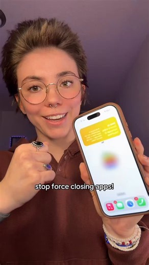 Kaitlynd McQueen on Instagram: "explanation‼️ when you swipe out of an app, ios pauses it. it may stay in ram so it reopens faster, yes, that means it can take up *memory*. that does not mean it’s actively running or using extra power. ram is short-term memory, not a sign that the app is doing work! ‼️if the phone needs that memory, ios clears paused apps automatically‼️ real background activity only happens for specific things you’ve allowed in settings. force-closing everything doesn’t change