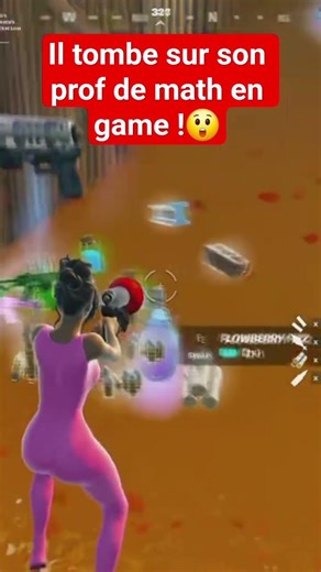 Il tombe sur son prof de math sur fortnite 😲 #fortnite #shorts #fypシ゚viral #fypシ #fypシ゚ #fypage