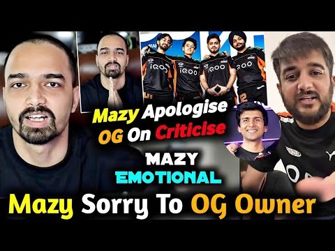Mazy Apologise To Orangutan ✅ Mazy Officially Quit BGMI Watchparty Opinion & Team Discussion 💔