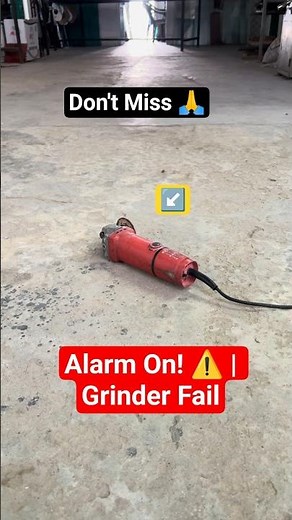 🔥Moving Grinder Without Operator ⚙️ | Unexpected Funny Fail Moments #FunnyShorts #WorkshopComedy
