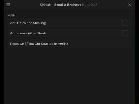 [NEW] Roblox Steal a Brainrot Script – Anti hit, Auto Collect
