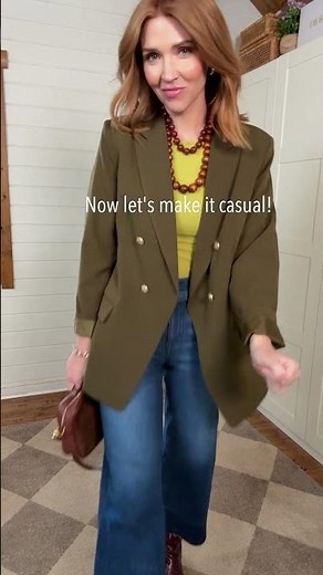 Styling a Blazer 2 Ways for Early Fall Outfit Ideas!🍁