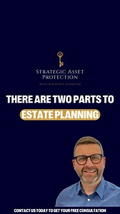 123 reactions | There are two parts to estate planning and it’s really important you understand both. Follow (me) @TheAssetProtectionGuy For More This is just a quick overview, if You need further Information visit the link in my bio  - #estateplanning #estateplan #estateplanning101 #asset #assetprotection #trusts #will #wills | The Asset Protection Guy | Facebook