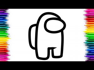 Among us game | how to draw among us game drawing | drawing and coloring for kids