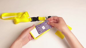 1 Pack Sliding ID Badge Holder with Clear Window Pink ID Card Holder Protector Pouch for Office School ID Credit Cards Proximity Key Cards Driver’s Licenses and Passes