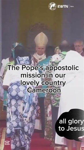 Pope Leo XIV in Cameroon#believer#christian #catholic