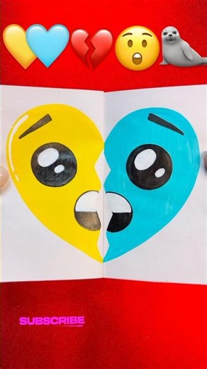 💛🩵💔😲🦭 #shorts #viral #trending #youtubeshorts #funny #emojichallenge #satisfying