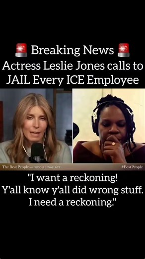 Trumplicans on Instagram: "Actress Leslie Jones calls to JAIL Every ICE Employee "I want a reckoning! Y'all know y'all did wrong stuff. I need a reckoning." Please don't Forget to FOLLOW us on Facebook @Realtrumplican or there's a link in bio Dont forget give these fellow Patriots A Follow @official_liberal_lunatics @RealTrumplican2 @official_realican @RealTrumplican #comment #explore #trending #fyp #share #reels #america #viral"