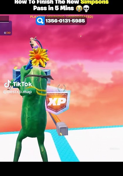 Best Xp Map In Fortnite For The New Simpsons Season 😭 #fortnite #xpmap #xpglitch #fortnitexpmaps #fortnitesimpsons