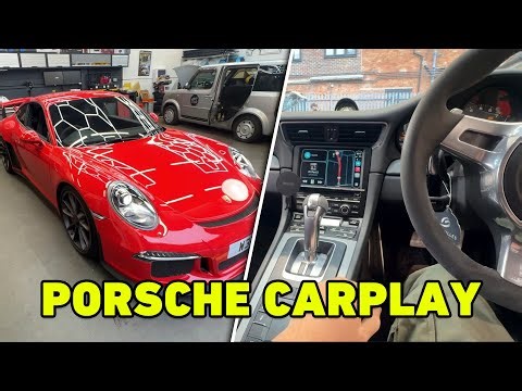 Wireless CarPlay and AndroidAuto Into A Porsche 911 Install