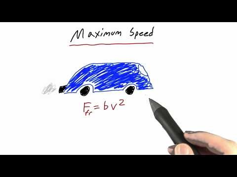 Maximum Speed - Intro to Physics