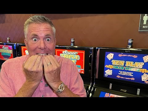 I'm Scared Playing Such High Limit Video Poker!