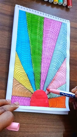 Easy drawing tutorial #shorts #telugushorts