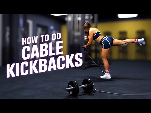 Cable Kickbacks: Quick Tutorial for Bigger Glutes!🍑