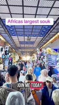 Join me as I explore Africas largest Souk in Agadir. #travel #morocco